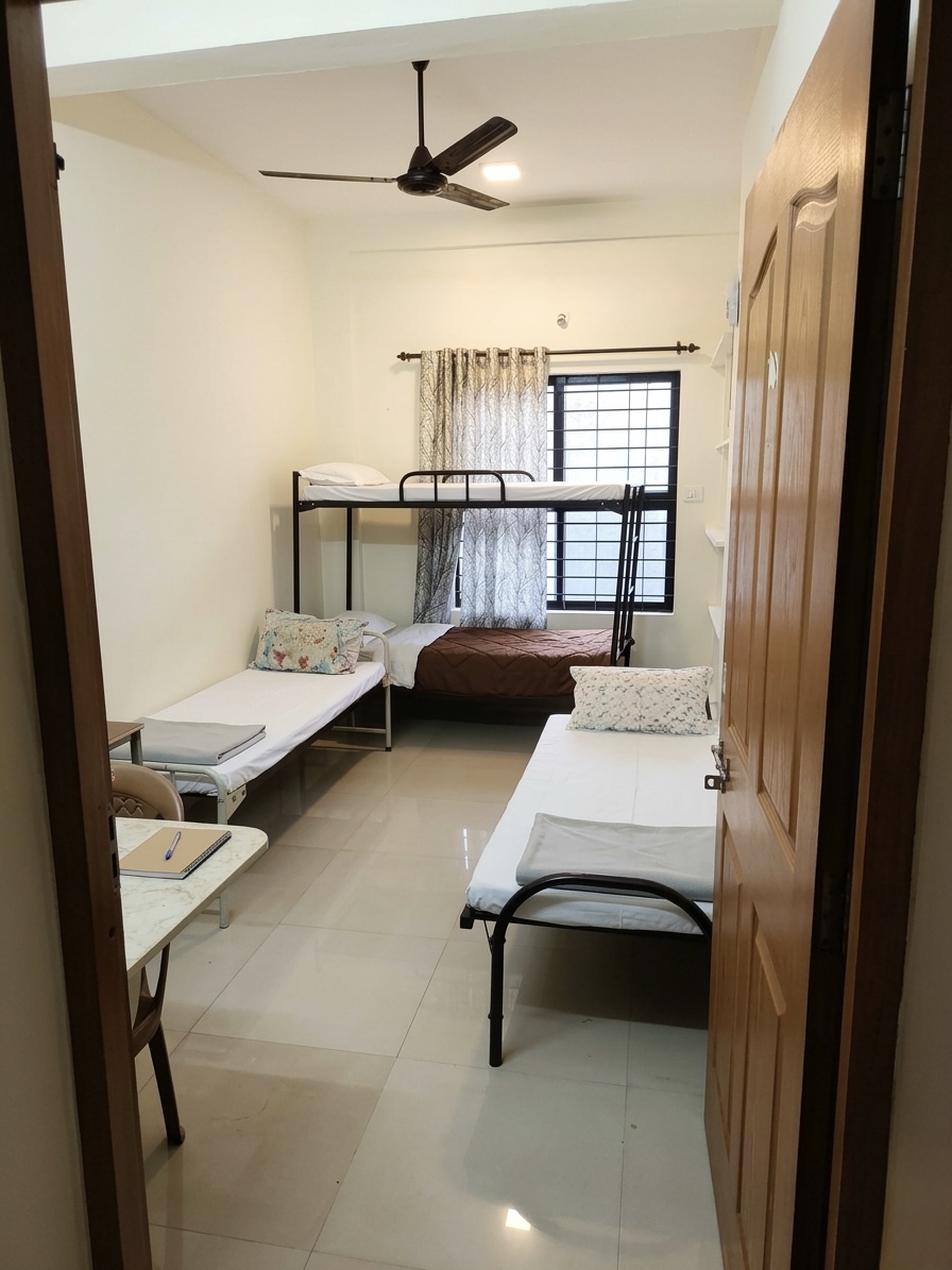 Hostel residents at Palace Boys Hostel Kottayam